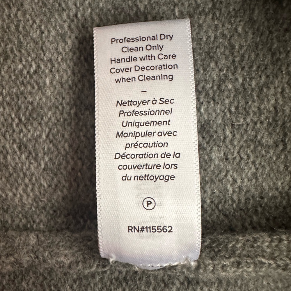 CINQ À SEPT Lilliana Necklace Detail Wool Blend Pullover Sweater in Grey - Picture 7 of 7